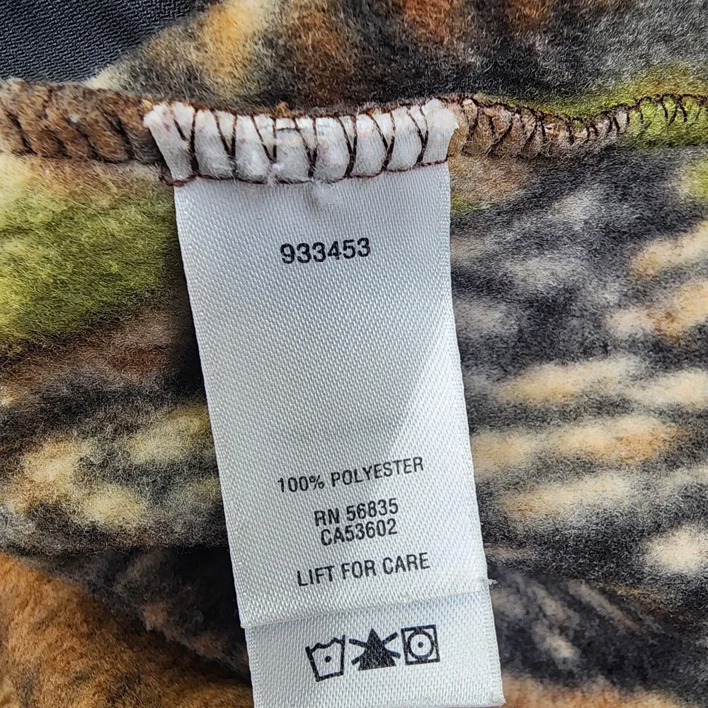 Cabela's‎ Mens XL Camo Full Zip Fleece Vest Hunting Outdoor Gear